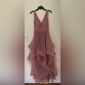 Dusty Rose Prom Dress - Size 5